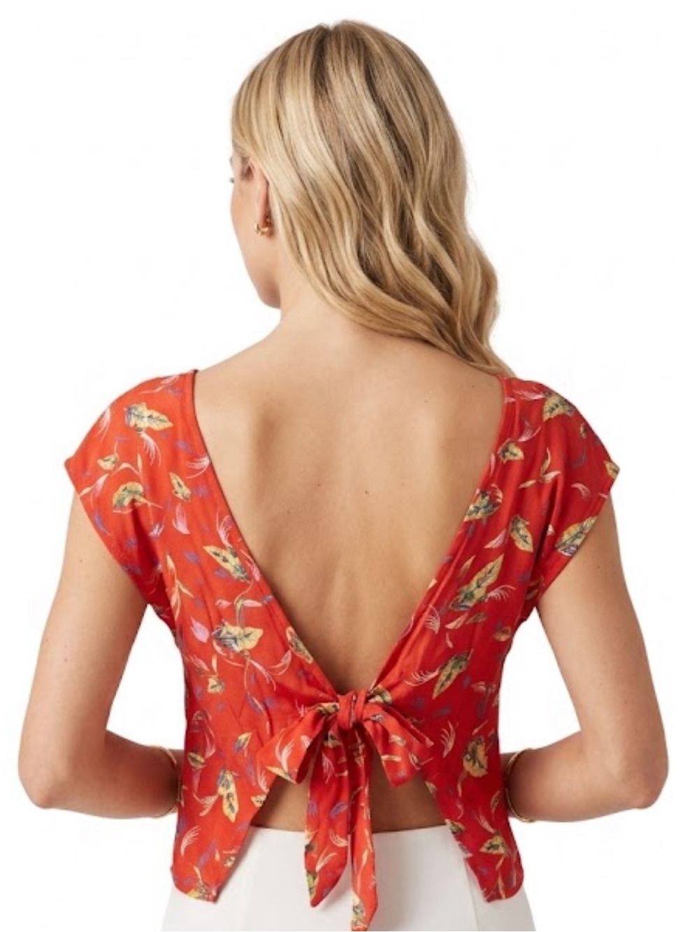 Many belles down vintage fairy Backless tie back Top boho Size M New With tag